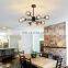 New style living room chandelier Nordic modern minimalist light luxury style lamps wrought iron restaurant magic bean lamp