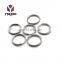 Quality Assuredc Size Metal Split Double Ring Keychain Logo Custom Ring For Bag