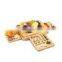 Wholesale Christmas Premium Natural Organic Charcuterie Bamboo Cheese Board And Knife Set With Slide Out Drawer