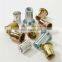 Full Hexagonal closed end flat head hexagonal brass Rivet Nut