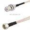 F connector compression   F plug  rg58 rg59 rg6 Coaxial cable  straight adapter  f jack waterproof connector