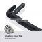 Hot and cold  high straight bathroom stainless steel matte black faucets mixers taps basin