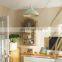Wholesale Blue Spun Bamboo Lampshade High QUality Coiled Bamboo Pendant Light Manufacture in Vietnam