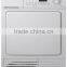 Wall mounted electronic control condenser clothes dryer with front lint filter