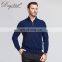 Winter Long Sleeve Sweater Jacket Men High Neck 1/4 Zip Wool Cashmere Sweater Pullover