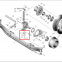 Pièces d'automobile pour chassis 3001-01202 pivot ZK6127HS9 pour autobus chinois