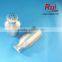 Empty Aluminum Bottle With Double Layer Turn Hole Cap for Baby Talc Powder, Aluminum Bottle With Snap-on for Tea/pepper