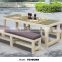 Low price simple style rattan patio bar furniture set high top bar tables and chairs                        
                                                Quality Choice