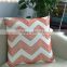 Embroidered Zig-Zag Type Sofa Chair Home Decor Pillow Cushion