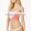 Bikini Tube Top Women Off Shlouder Colorful Beach Crop Tops