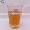 230ml transparent glass drinking cups