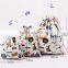 Cute Animal Zoo Pattern Folding Canvas Laundry Bag Laundry Pouch