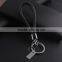 High-grade leather key ring beautifully creative rope car leather strap key chain