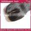 Factory price Natural color straight hair silk top human hair middle part closure