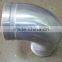 3 inch 90 degree grooved aluminum painted or polished pipe elbow for water truck pipe fittings