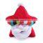Star Shaped Christmas Plush Pet Toys with Squeaker Inside /Soft Pet Toys of Christmas Theme