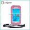 Fashion design clean pc silicone waterproof phone case for iphone 6