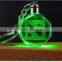 LED Key Chain Crystal 3D Laser Logo keychain chains