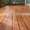 20x90mm light yellow merbau real wood deck flooring