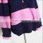 Girl long knitting pullover stripe plus size o-neck sweater pullover