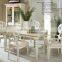 modern design dining room set white wooden dining table and chair