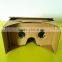 Factory Supply Google Cardboard VR 3D Glasses for 4.7 Inch Phones
