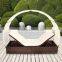 RATTAN SUN BED FOR TWO PEOPLE