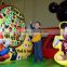 Hot sale party mickey mouse playground learning park mickey park inflatable for kids