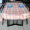 Yarn dayed table cloth
