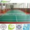China supplier high-performance playground outdoor SPU badminton court rubber covering