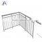 8ft.x36 in. Silver Anodized Aluminium Profile for Glass Railing
