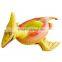 Inflatable PVC animal shape swim rider toys for swimming