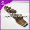 Harmony 2016 indian remy skin weft/curly skin weft tape hair extension/tape virgin hair