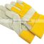yellow freezer gloves
