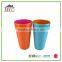 Bright color round melamine yellow cup