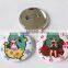 cheap custom promotional gift round blank tin button badge