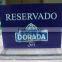 acrylic block sign holder/acrylic table tent holder