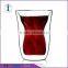 Sexy woman shape double wall beer glass cup