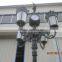 3.5 M Cast Aluminum Decorative Lamp Post/cast iron lamp post with 4 lamps and 1 clock