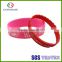 Custom promotional and decorative silicone wristband with printed logo