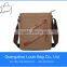 customized fashionable Europe and America canvas bag China supplier messenger bag with zipper