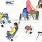 Folding shopping trolley bag with chair