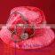 Chinese OEM Womens Velvet Hat With Shiny Rhinestone