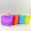 Wholesale fashion candy color waterproof silicone beach bag with rope handle