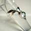 Sky Blue Topaz Round 925 Sterling Silver Jewellery, Sky Blue Gemstone Fashion Ring, Designer Oxidized Silver Handmade Jewelry
