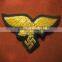 German air force embroidery bullion eagle wing badges