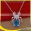 necklace silver spider pattern big pure silver chain necklace