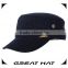 Great 2015 Male Custom black hat fashion military caps