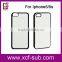 Top 2D sublimation cover PC+aluminum phone case for iphone5s