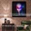 High imitation LED lights canvas painting hangs on sitting room wall art with solid wood mixed batch of aliens photo frame